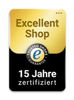 Excellent Shop Award 15 Jahre von Trusted Shops