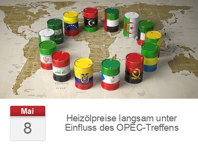 Heizölpreise langsam unter Einfluss des OPEC-Treffens
